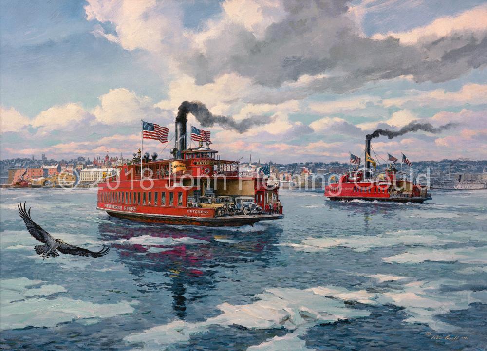 Newburgh Beacon Ferries on February 22, 1932
