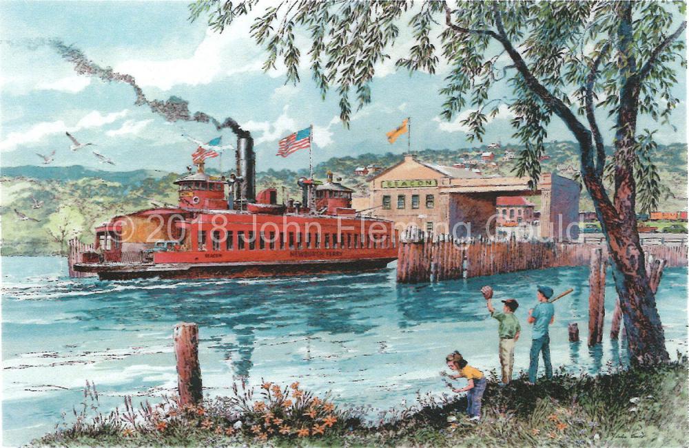 Orange Ferry at Beacon