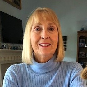 Loretta Sue Gould with Barnaby Benjamin Bear