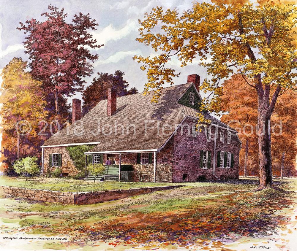 Washington Headquarters in autumn foliage